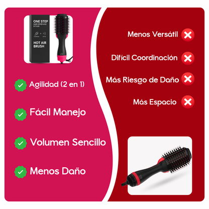 ProHair - Cepillo Profesional de Íon 3 en 1